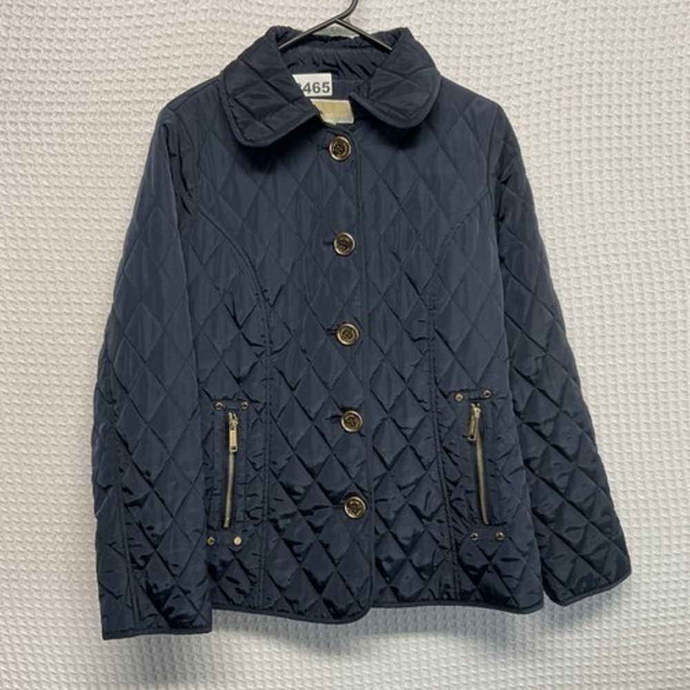 Michael Kors Navy Lightweight Button Front Diamond Quilted Jacket Women‎ S China